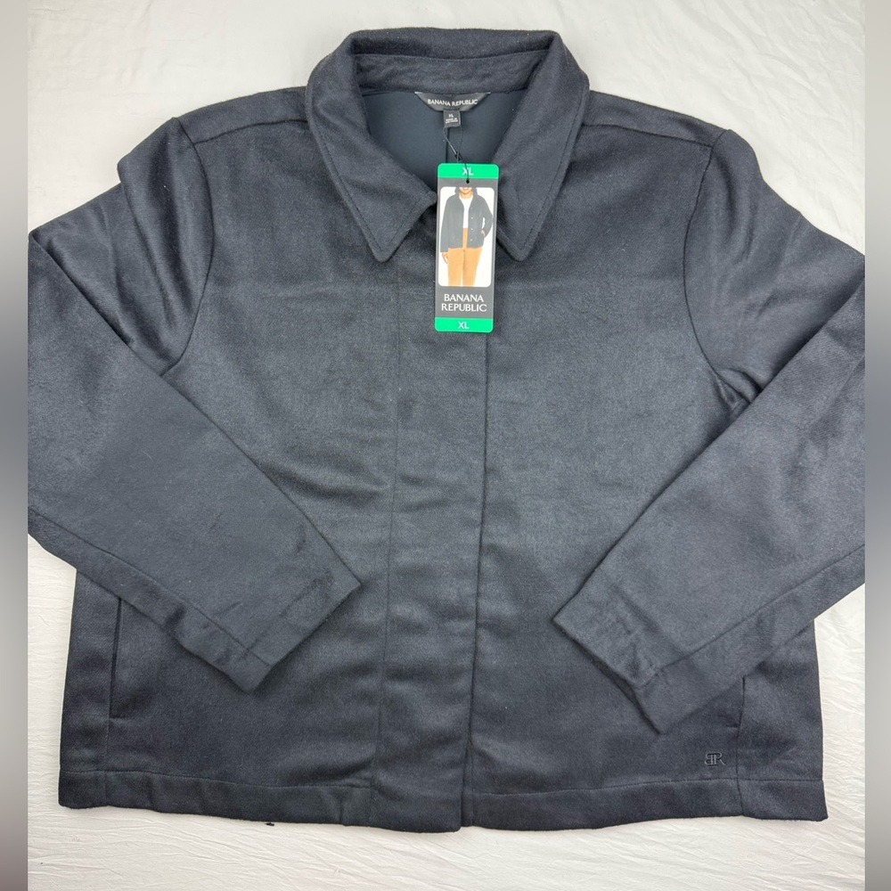 Banana Republic Women's black button Jacket‎ NEW size XL